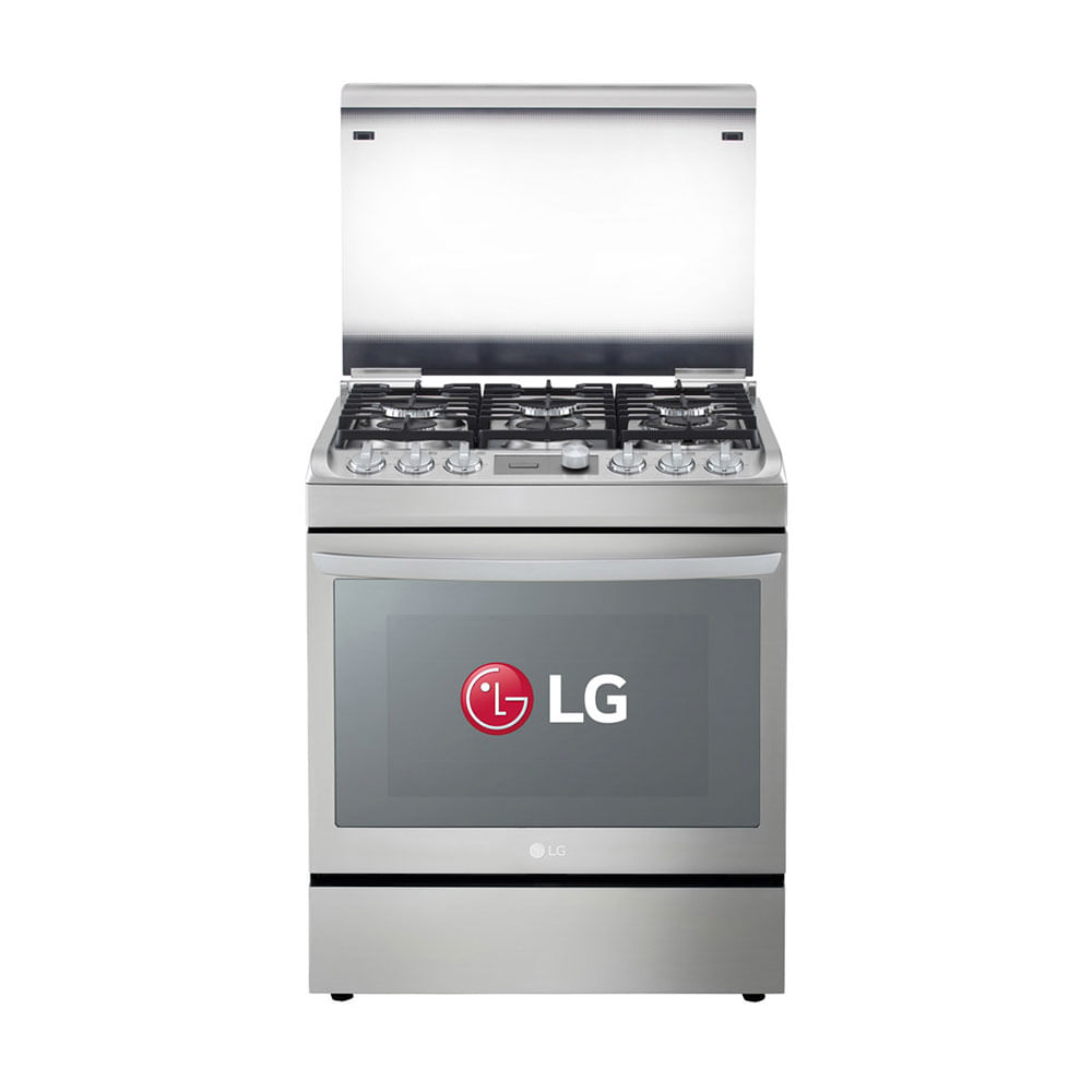 Cocina Lg Rsg314M A Gas Con Easyclean 06 Hornillas - Acero | Knasta Chile