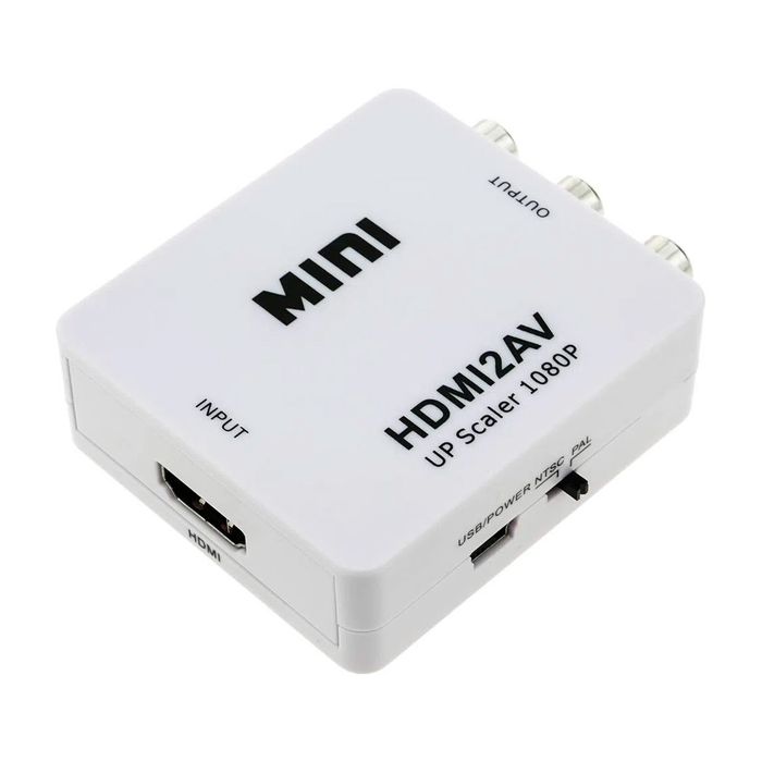Convertidor Adaptador HDMI a AV RCA 1080p Full Promart