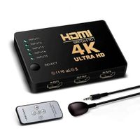 Multiplicador 5 Puertos HDMI 4K TV DVD Switch Ultra HD 5 en 1