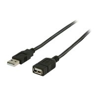 Cable Extensión USB 2.0 Macho a Hembra 5 Metros Negro