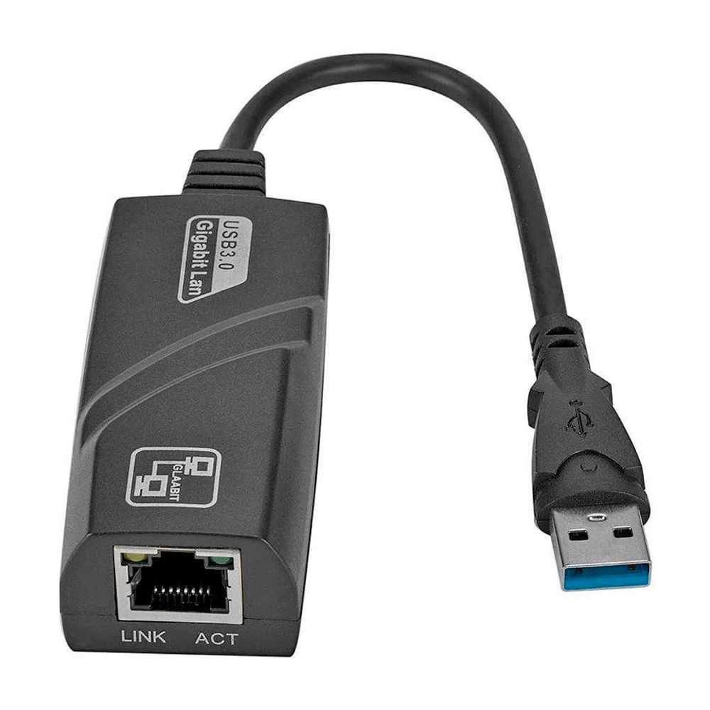 Adaptador USB 3.0 a USB LAN Ethernet Windows Internet Gigabit Promart - Promart