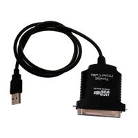 Cable de Impresora USB 2.0 a 36 Pines Paralelo 1284 Leee Ada Negro
