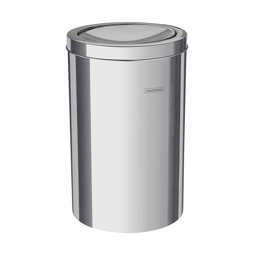 Tacho acero inox. Basculante Swing 12 litros Tramontina