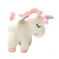 Unicornio Bb Blanco C/Alitas Antialérgico 24cm