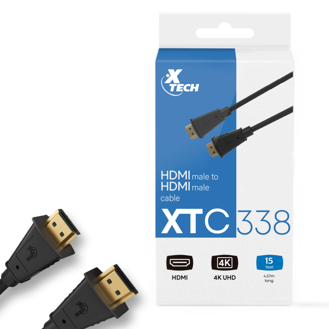 Cable HDMI XTech XTC-338 HDMI Macho a HDMI Macho 4,57 m de Largo