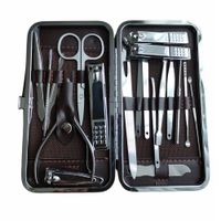 Set Manicura Pedicura Acero Inoxidable 19 Piezas Cortauñas