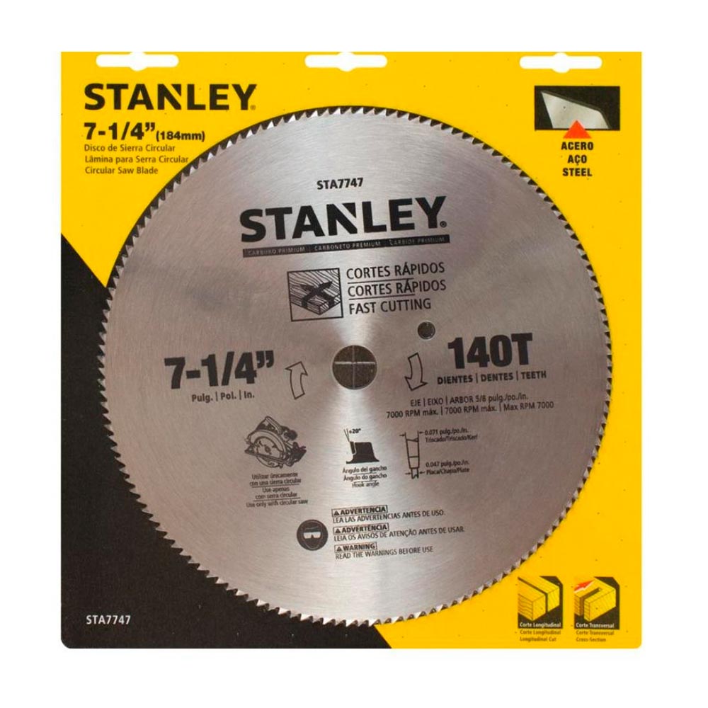 Sierra Circular SC16 1600W + 2 Discos 7-1/4 Stanley - Promart