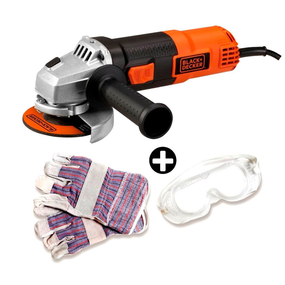 Amoladora Black & Decker G720K 4 1/2"" + Disco