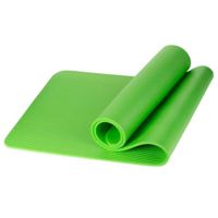 Mat de Yoga Pilates 10 mm con Elástico Portátil Verde