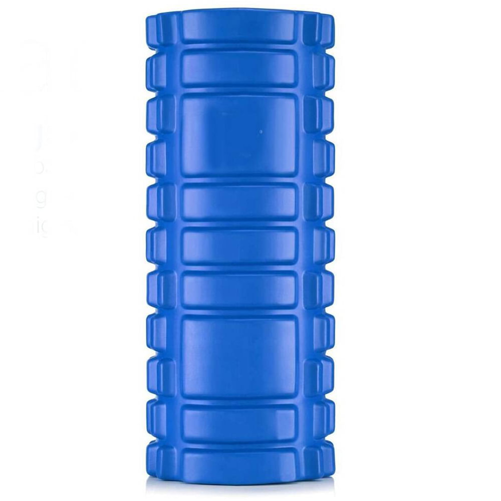 Foam Roller 35cm Rodillo de Espuma para Masaje Azul