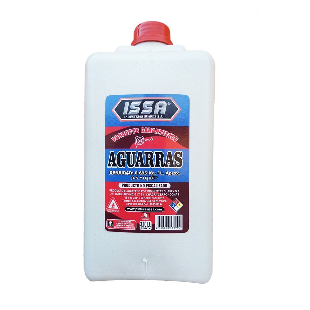 Aguarrás 3 litros Issa