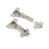 Bisagra Lateral Ducasse Premium 864P44 de Acero Brillante 35 mm con Regulación Tridimensional