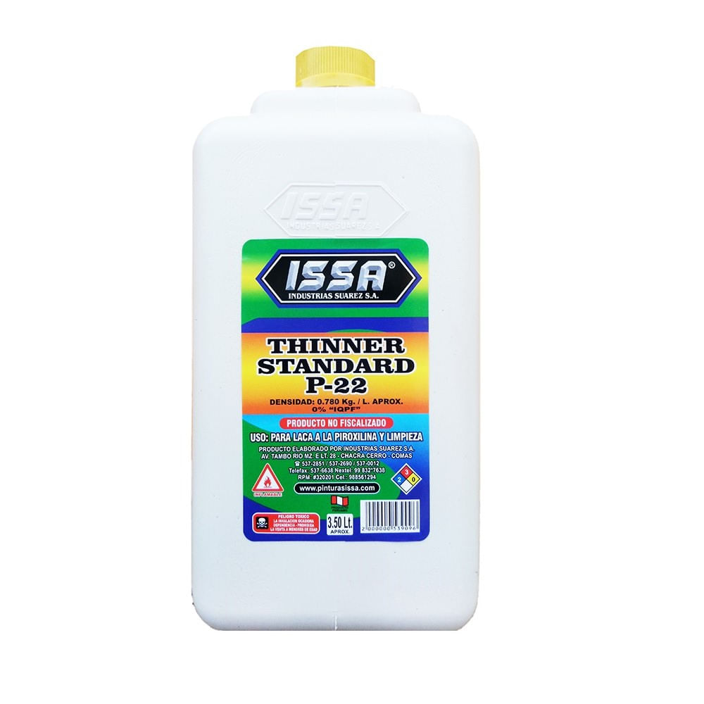 Thinner Standard P-22 3.5 litros Issa