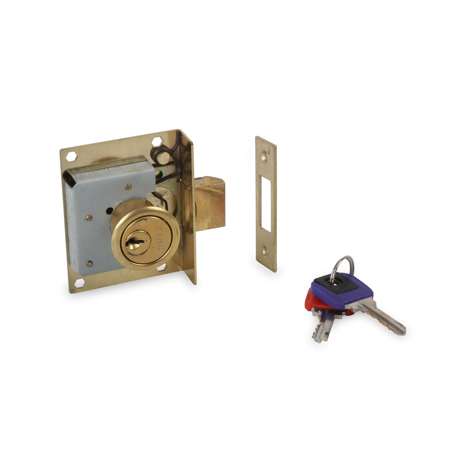 Cerradura para mueble latinada 22 mm