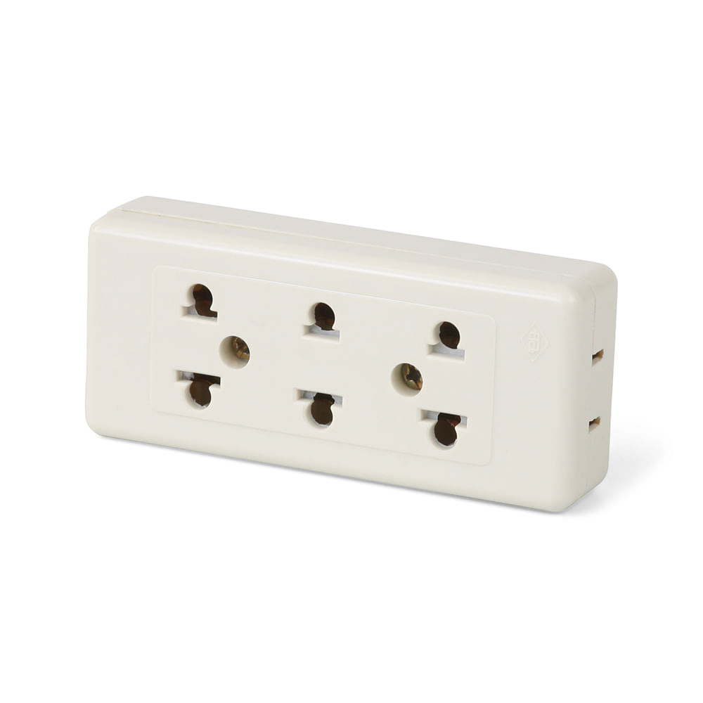 Tomacorriente Universal 4 salidas para extensión - Promart toma corriente de pared