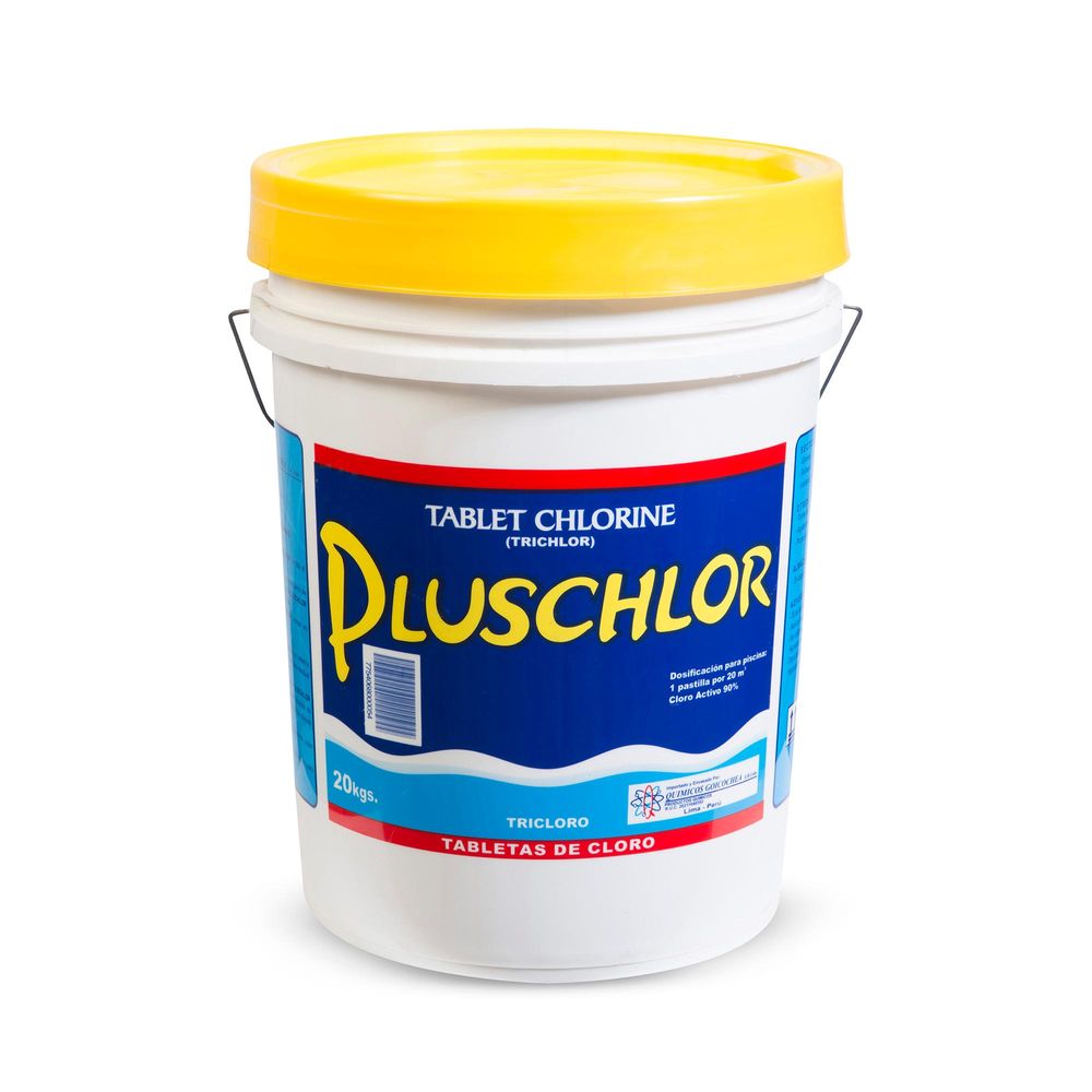 cloro en pastillas para piscinas 20 kg