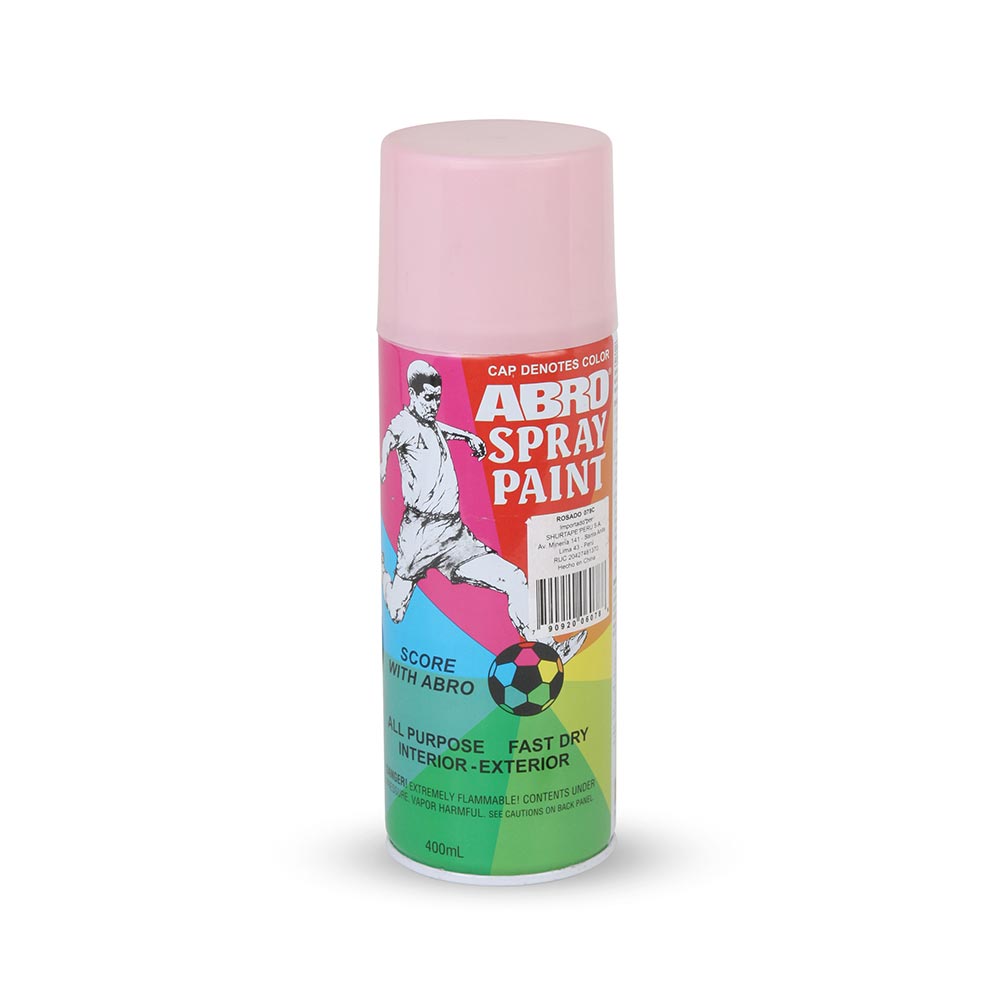 Spray Rosa Abro de 400 ml de Acrílico de Secado Rápido