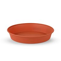 Plato Circular PVC Tulipán #16 Rojo Terracota Reyplast