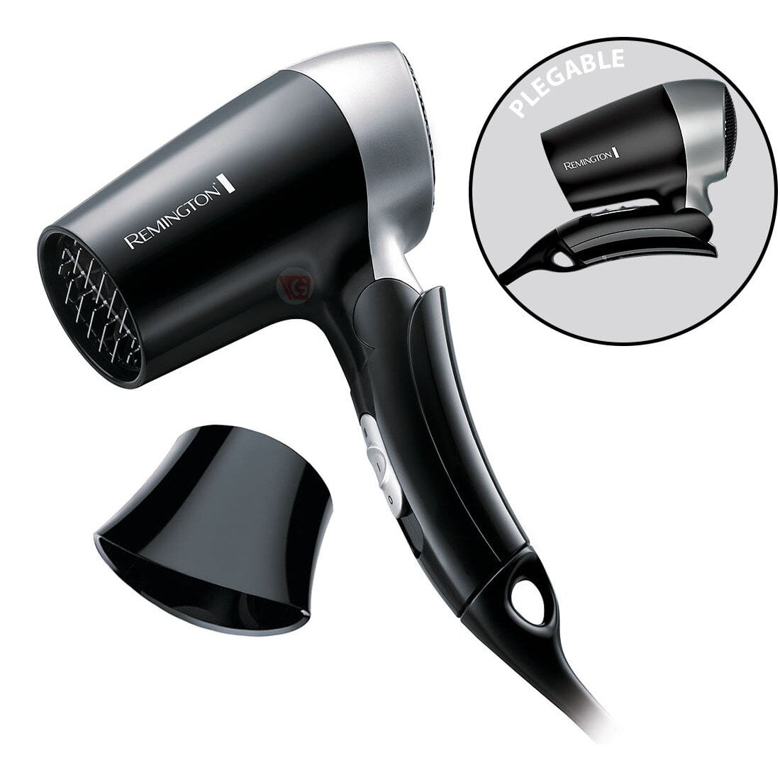 Secadora De Cabello Remington D2400 Mango Plegable 1400W | Knasta Chile