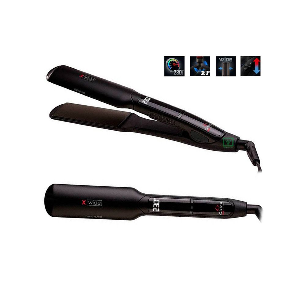 Alisador de Cabello Gama Digital Patines X-Wide Plates Negro - Promart