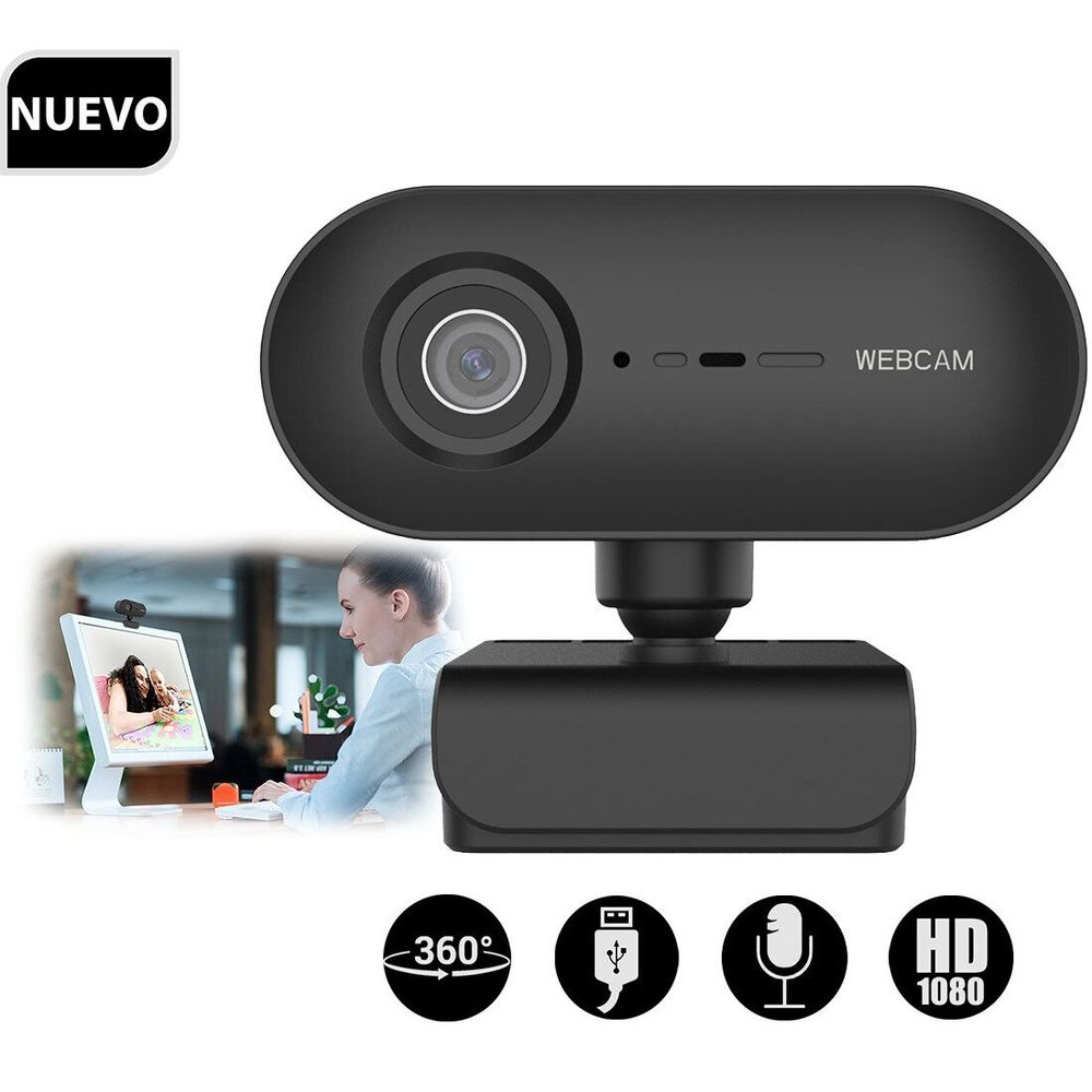 Cámara Web Cam 720p Con Micrófono Para Pc O Laptop - Promart