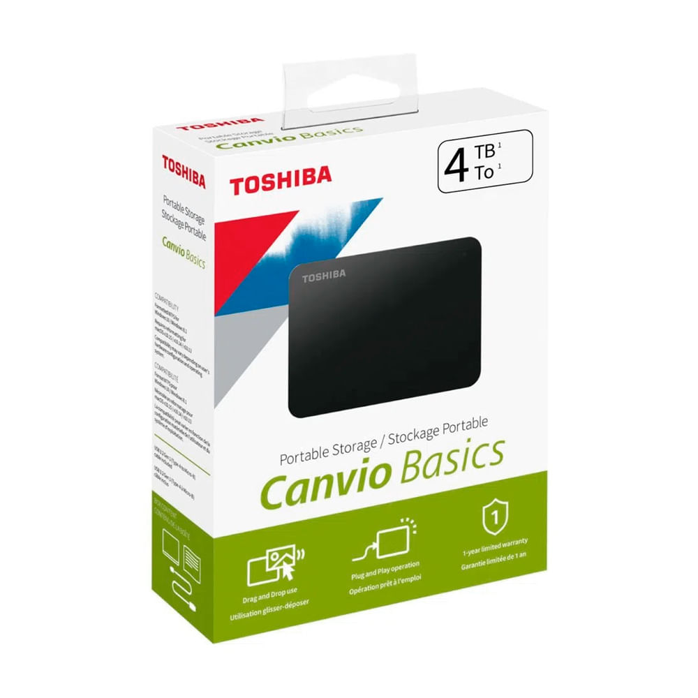 Disco Duro Externo Toshiba 4TB Canvio USB | Promart