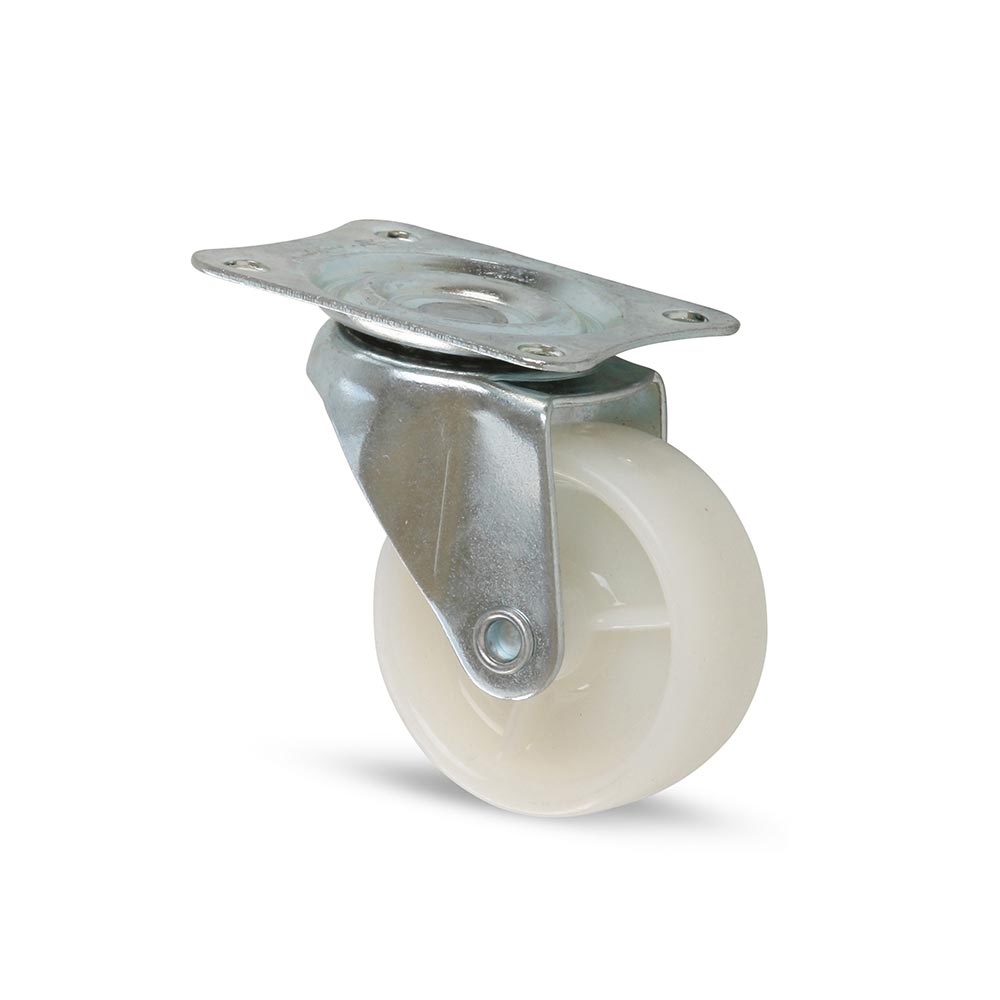 Garrucha plataforma giratoria blanca 2" 40 kg