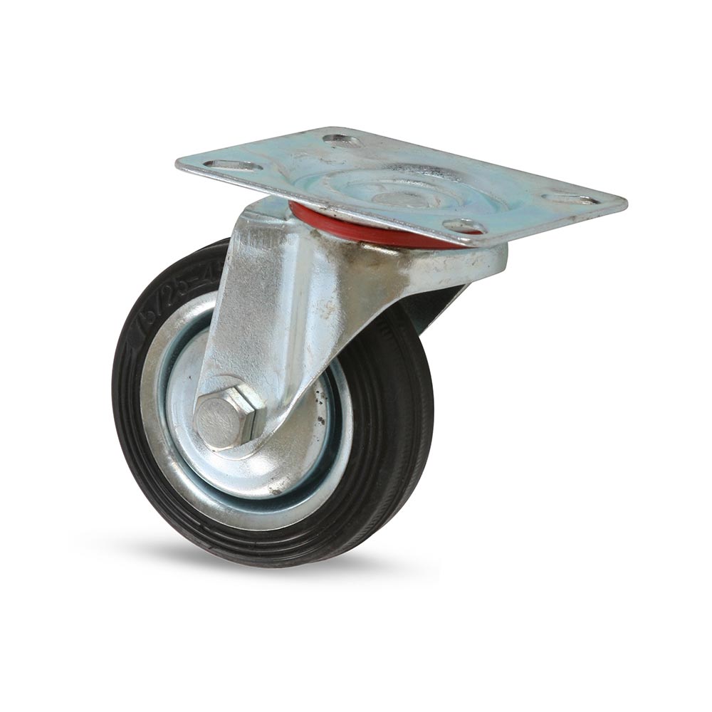 Garrucha industrial plataforma giratoria industrial 3" 50 kg