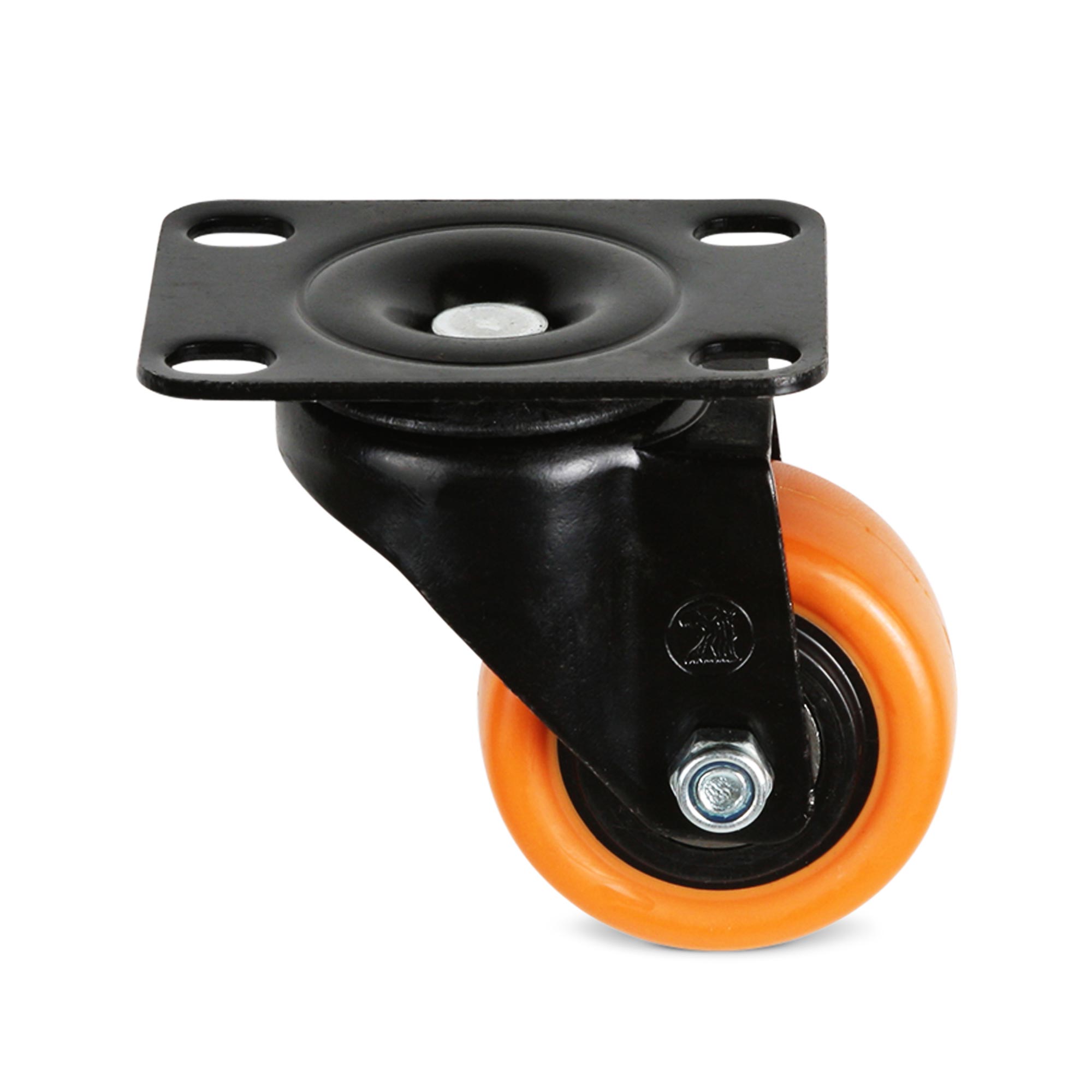 Garrucha plataforma giratoria rodaje 2" 52 kg