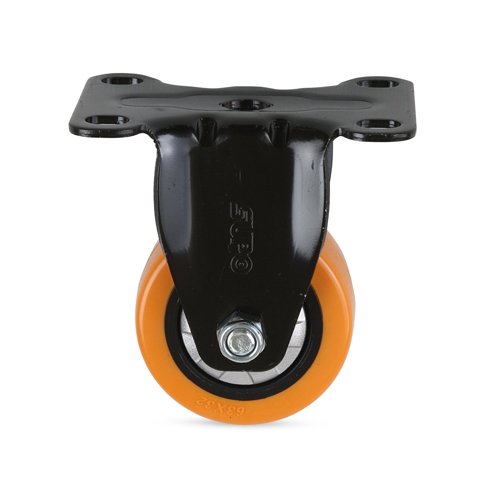 Garrucha plataforma fija rodaje 2 1/2" 80 kg