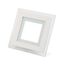 Spot cuadrado LED 6W Multivoltaje Blanco Luz Blanca