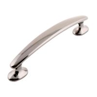 Tirador Níquel Satinado Ginebra 96 mm para Muebles Rossela