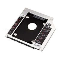 Caddy 2nd HDD SSD Disco Duro Sata CD DVD ROM Laptop 9.5 mm