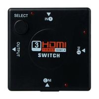 Splitter HDMI Switch Hdtv 1080P Selectivo 3 Puertos Input