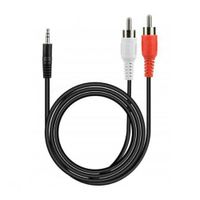 Cable Mini Plug 3.5 a 2 RCA Macho 5 Metros