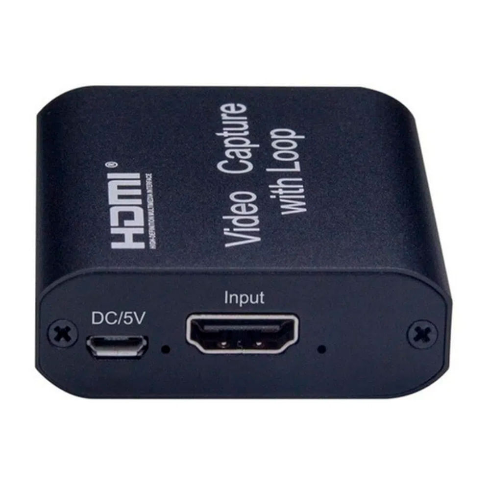 Capturadora de Video USB 2.0 HDMI Capture con Loop Out 4K 2K - Promart