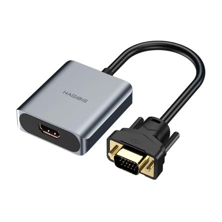 Adaptador HDMI, 1080P HDMI a HDMI VGA DVI Audio Multiport 4 en 1 Pantalla  síncrona Convertidor de Video Adaptador Macho a Hembra chapado en oro Jack