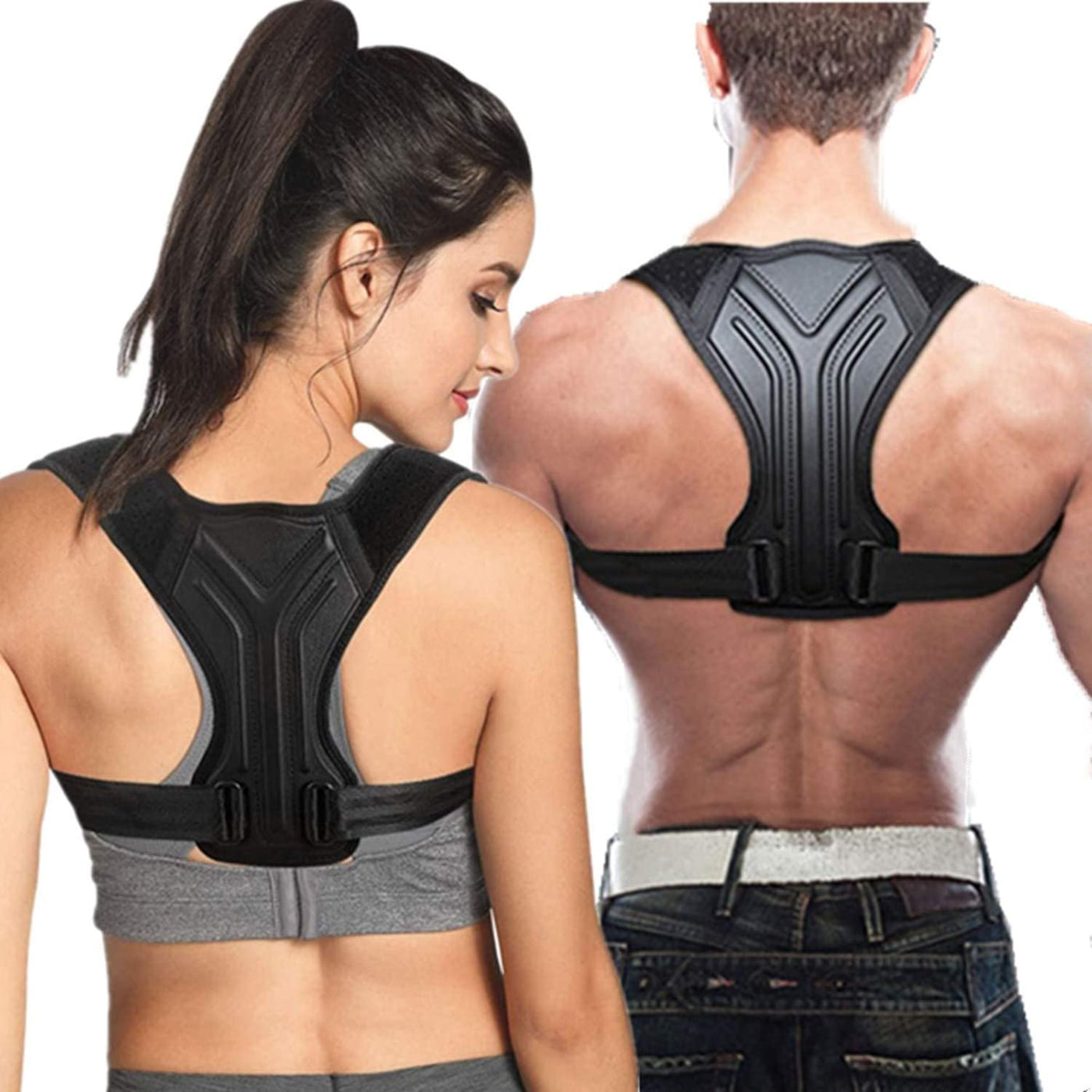 Corrector Postura Invisible Soporte Polímero Ajustable Talla M