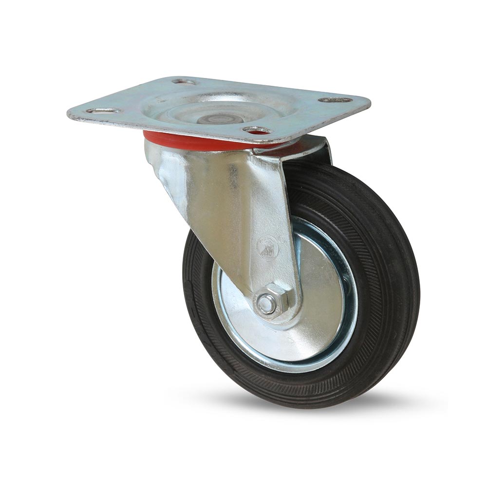 Garrucha industrial plataforma giratoria 4" 70 kg