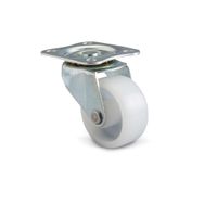 Garrucha plataforma blanca 1 1/2"" 25 kg