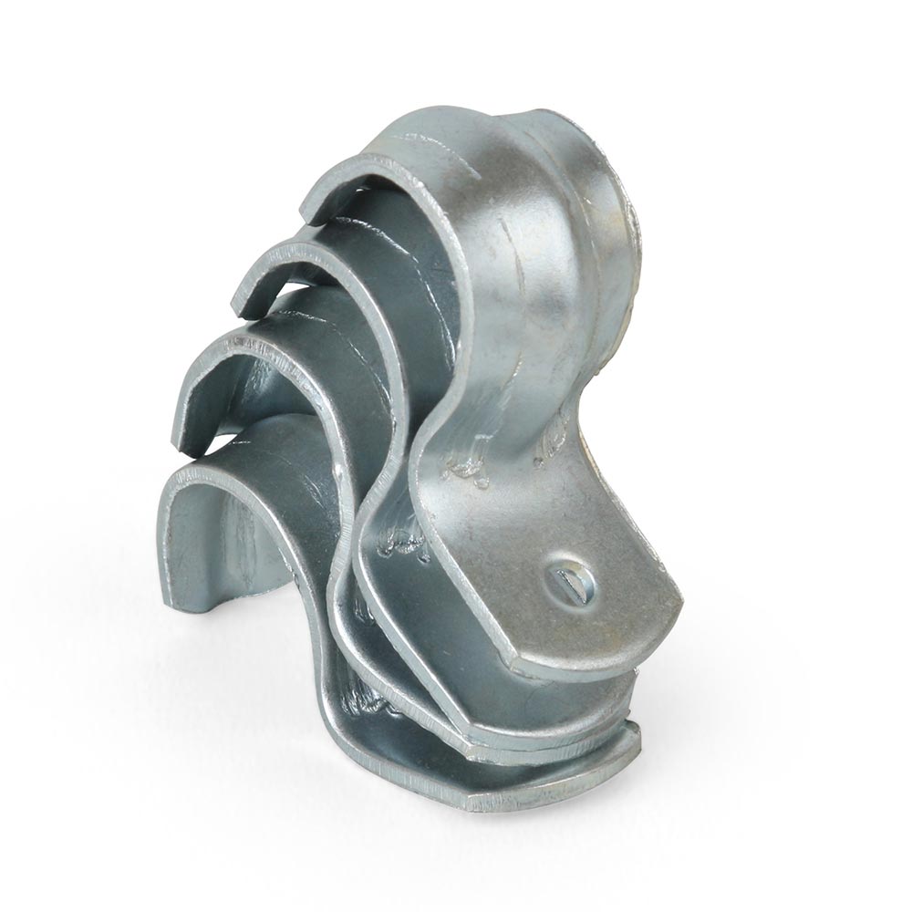 Abrazadera de 1/2" con oreja de 2mm x4 unidades Jormen