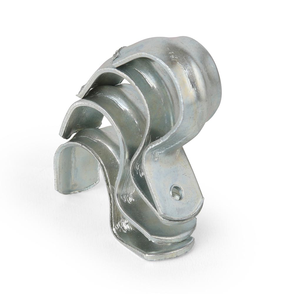 Abrazadera de Metal Jormen Modelo 3/4' 1 Oreja x4 Plata