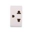 Tomacorriente Universal L/T 1M Blanco Habitat 21