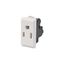 Tomacorriente Americano 2P L/T 15A 1M Blanco Matix