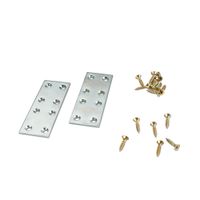 Unión plana 80x30 mm x 2 unidades Global Trader