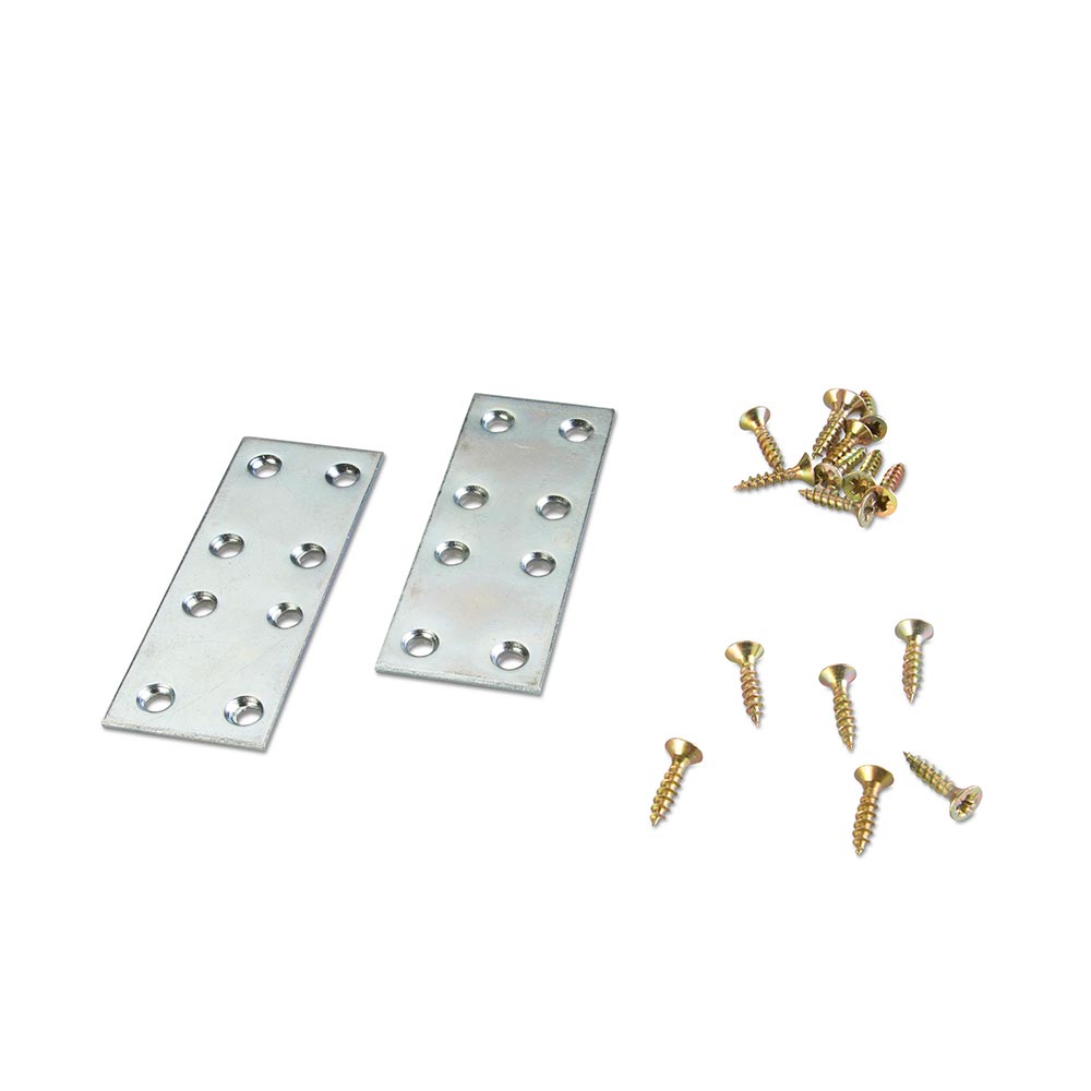 Unión plana 80x30 mm x 2 unidades Global Trader