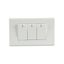Interruptor Triple Blanco Classic