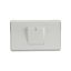 Conmutador Simple Blanco Deco