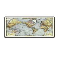 Mouse pad Base Escritorio Extra Large 30x80cm Computador Mapa Globo Terraqueo
