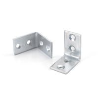 Ángulo de Acero Zincado Global Trader Modelo Pesado 1 1/2'' 2 Unidades
